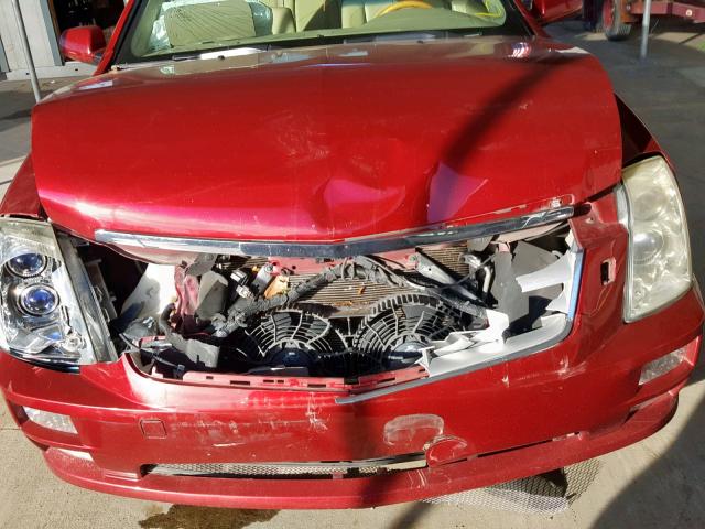 1G6DC67A050164403 - 2005 CADILLAC STS RED photo 9