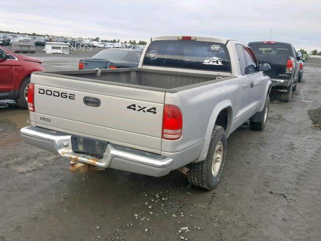 1B7GG22N1YS736167 - 2000 DODGE DAKOTA WHITE photo 4