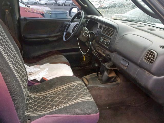 1B7GG22N1YS736167 - 2000 DODGE DAKOTA WHITE photo 5