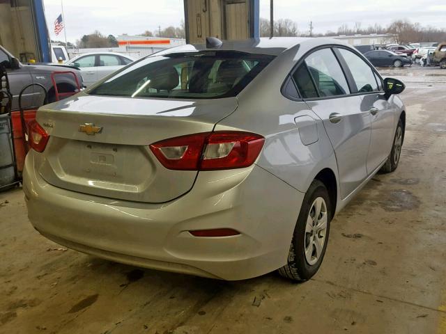 1G1BC5SM5J7141872 - 2018 CHEVROLET CRUZE LS SILVER photo 4