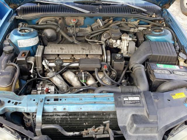 1G2NE5432NC270592 - 1992 PONTIAC GRAND AM S BLUE photo 7