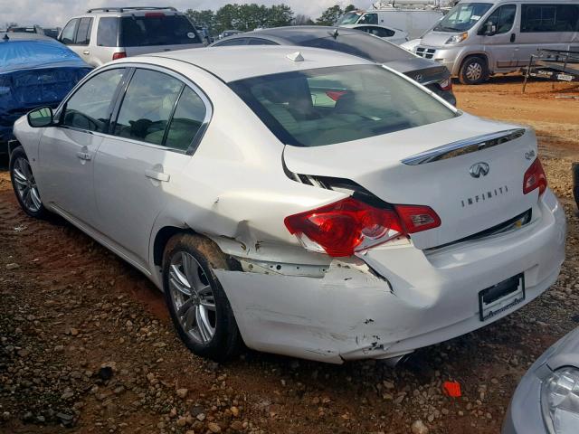 JN1CV6AP3FM580992 - 2015 INFINITI Q40 WHITE photo 3