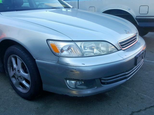 JT8BF28G8Y5084134 - 2000 LEXUS ES 300 GRAY photo 9