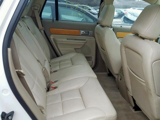 2LMDU88C97BJ11254 - 2007 LINCOLN MKX CREAM photo 6