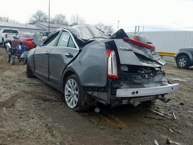 1G6AG5RX6H0125547 - 2017 CADILLAC ATS GRAY photo 3