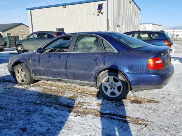 WAUED28D1WA265085 - 1998 AUDI A4 2.8 QUA BLUE photo 9