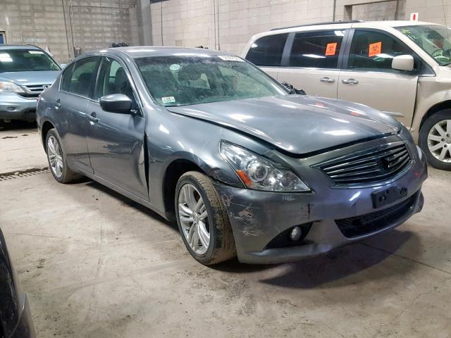 JN1CV6AR2DM763671 - 2013 INFINITI G37 GRAY photo 1