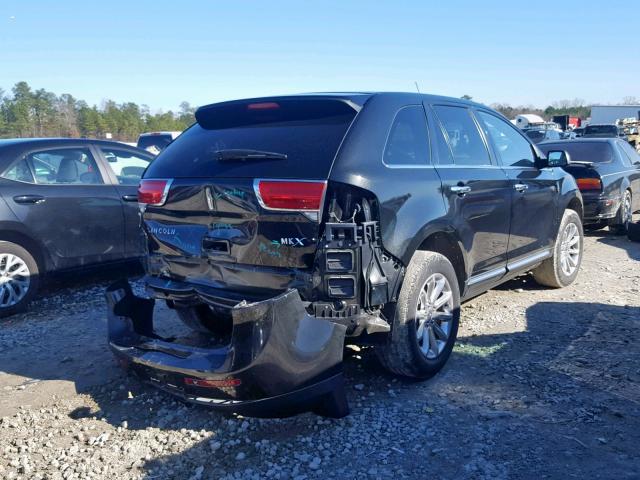 2LMDJ6JK5CBL11816 - 2012 LINCOLN MKX BLACK photo 4