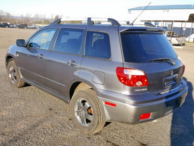 JA4LZ31F46U048605 - 2006 MITSUBISHI OUTLANDER GRAY photo 3