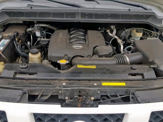 5N1AA08A14N713802 - 2004 NISSAN ARMADA SE WHITE photo 7