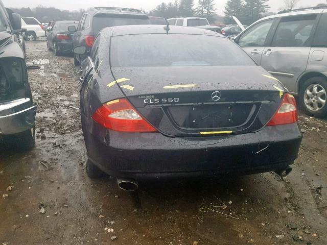 WDDDJ72X17A090769 - 2007 MERCEDES-BENZ CLS 550 BLACK photo 9