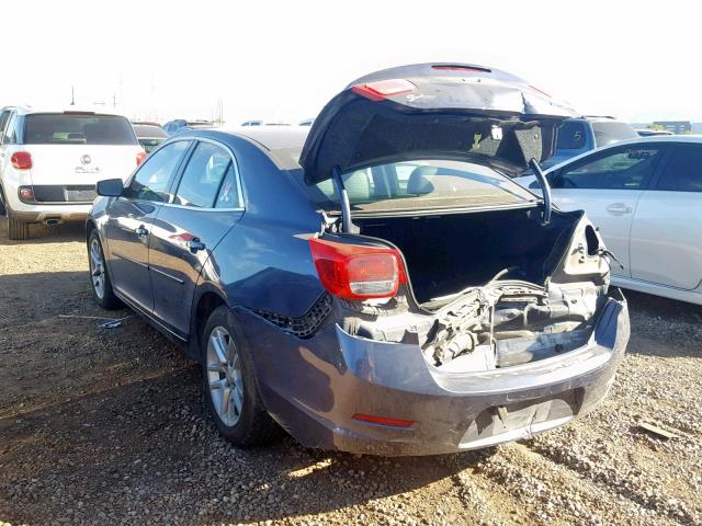 1G11C5SAXDF344574 - 2013 CHEVROLET MALIBU 1LT BLUE photo 3