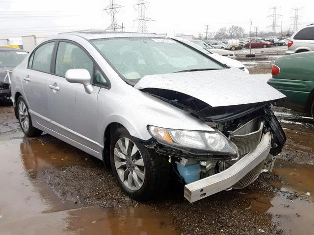 19XFA1F93AE023042 - 2010 HONDA CIVIC EXL SILVER photo 1