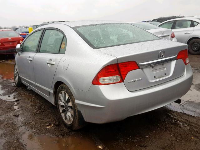 19XFA1F93AE023042 - 2010 HONDA CIVIC EXL SILVER photo 3