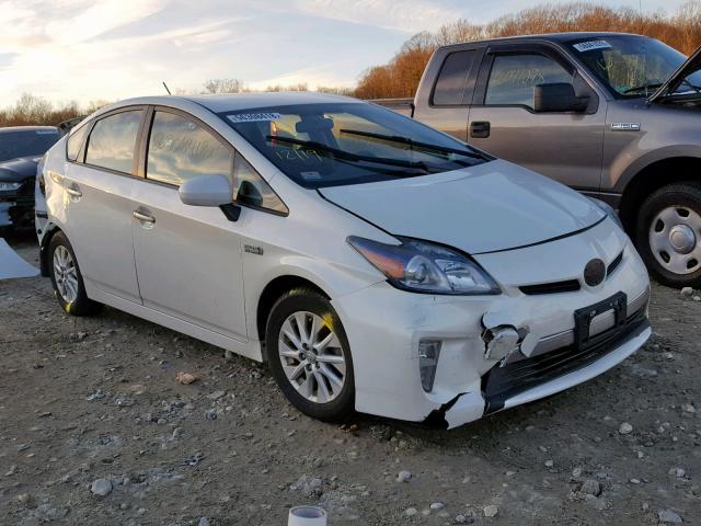 JTDKN3DP2C3022328 - 2012 TOYOTA PRIUS PLUG WHITE photo 1