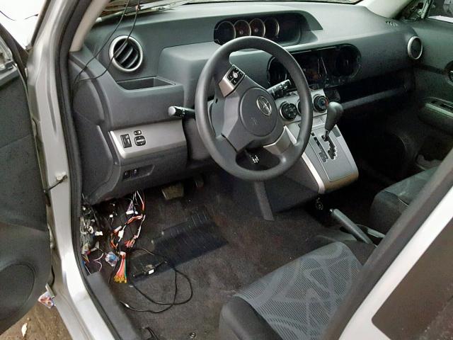 JTLZE4FE0CJ001543 - 2012 TOYOTA SCION XB Күміс фото 9