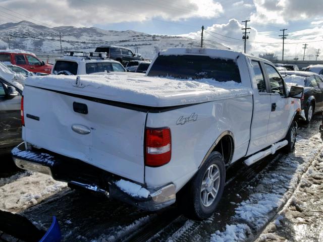 1FTPX14V77NA58674 - 2007 FORD F150 WHITE photo 4