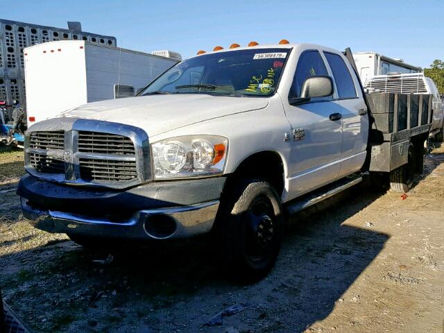 2D6WG48A57G800416 - 2007 DODGE RAM 3500 WHITE photo 2