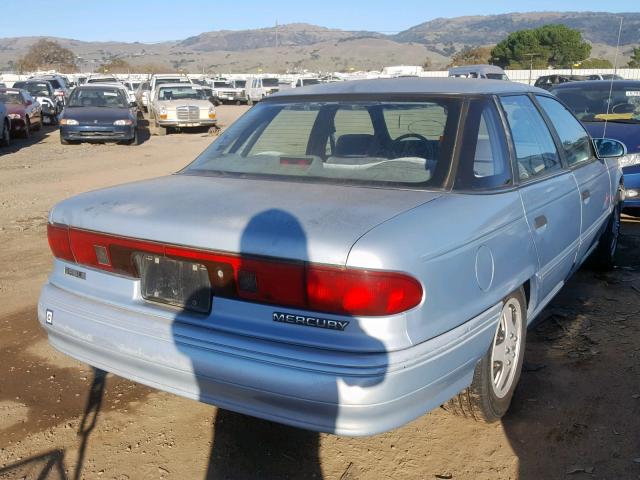 1MELM50U0PG655728 - 1993 MERCURY SABLE GS BLUE photo 4