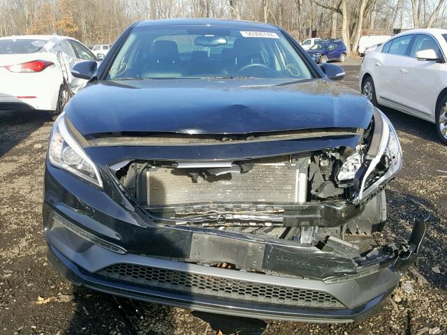 5NPE34AF0GH381370 - 2016 HYUNDAI SONATA SPO BLACK photo 9