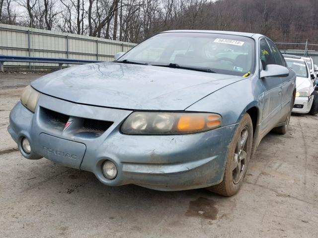 1G2HY52K834157980 - 2003 PONTIAC BONNEVILLE BLUE photo 2