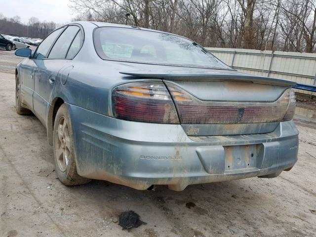 1G2HY52K834157980 - 2003 PONTIAC BONNEVILLE BLUE photo 3