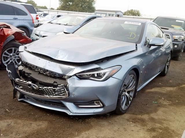 JN1EV7EK4HM361474 - 2017 INFINITI Q60 PREMIU BLUE photo 2