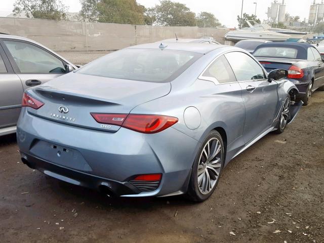 JN1EV7EK4HM361474 - 2017 INFINITI Q60 PREMIU BLUE photo 4