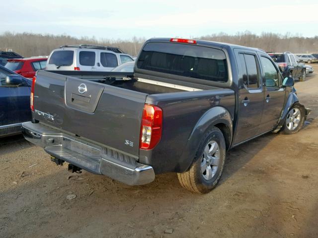 1N6AD0ER2AC412739 - 2010 NISSAN FRONTIER C GRAY photo 4