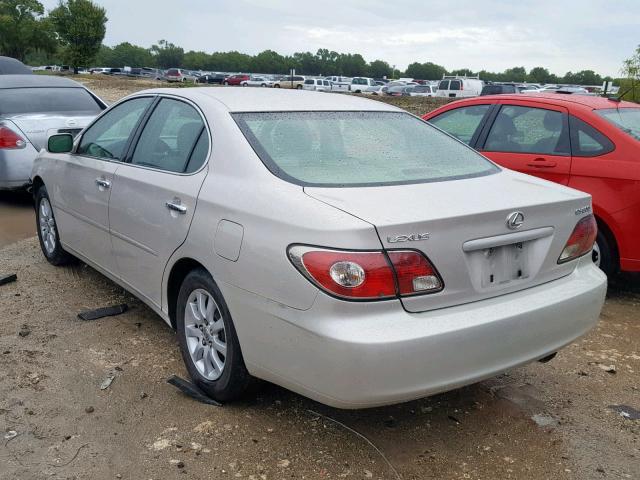 JTHBF30GX20024376 - 2002 LEXUS ES 300 SILVER photo 3