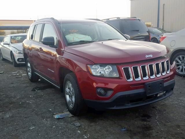 1C4NJCBAXFD249661 - 2015 JEEP COMPASS SP წითელი ფოტო 1
