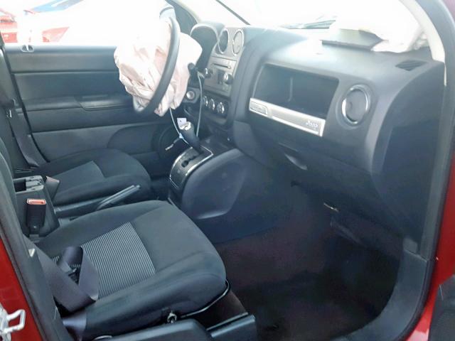 1C4NJCBAXFD249661 - 2015 JEEP COMPASS SP წითელი ფოტო 5