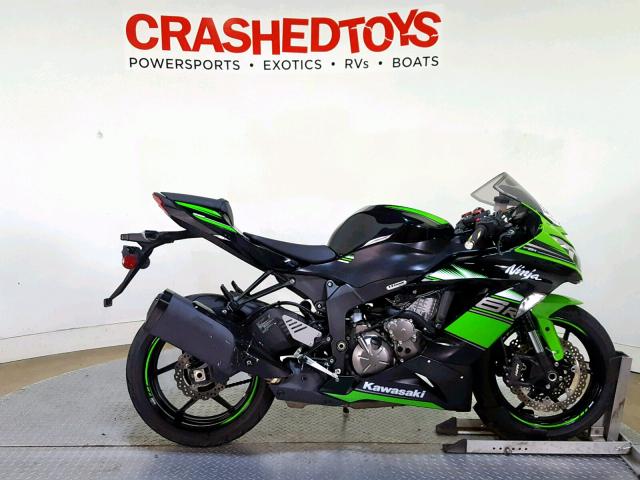 JKBZXJE14GA021177 - 2016 KAWASAKI ZX636 E GREEN photo 1