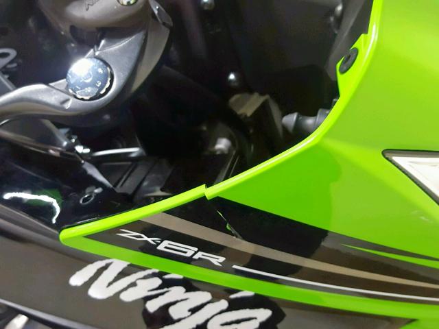 JKBZXJE14GA021177 - 2016 KAWASAKI ZX636 E GREEN photo 14