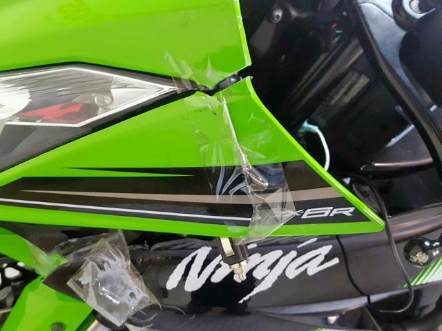 JKBZXJE14GA021177 - 2016 KAWASAKI ZX636 E GREEN photo 17