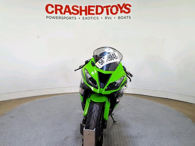 JKBZXJE14GA021177 - 2016 KAWASAKI ZX636 E GREEN photo 3