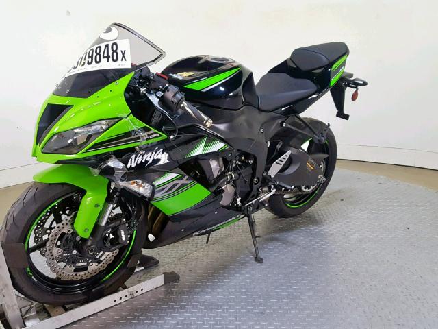 JKBZXJE14GA021177 - 2016 KAWASAKI ZX636 E GREEN photo 4