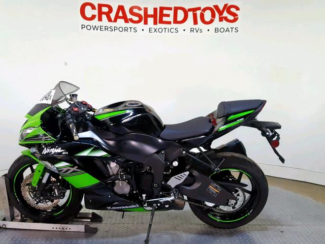 JKBZXJE14GA021177 - 2016 KAWASAKI ZX636 E GREEN photo 5