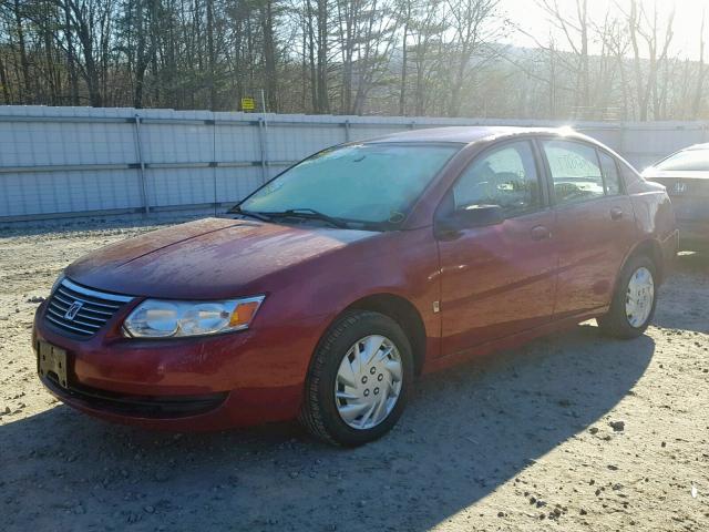 1G8AJ55F07Z191253 - 2007 SATURN ION LEVEL RED photo 2