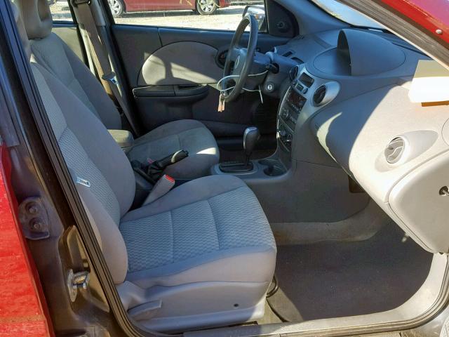 1G8AJ55F07Z191253 - 2007 SATURN ION LEVEL RED photo 5