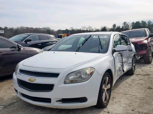 1G1ZC5E03CF397640 - 2012 CHEVROLET MALIBU 1LT WHITE photo 2
