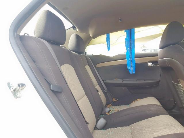 1G1ZC5E03CF397640 - 2012 CHEVROLET MALIBU 1LT WHITE photo 6