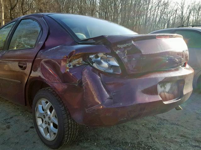 1B3ES46C2YD681051 - 2000 DODGE NEON BASE PURPLE photo 9