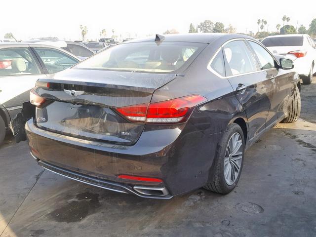 KMHGN4JEXJU270327 - 2018 GENESIS G80 BASE BLACK photo 4