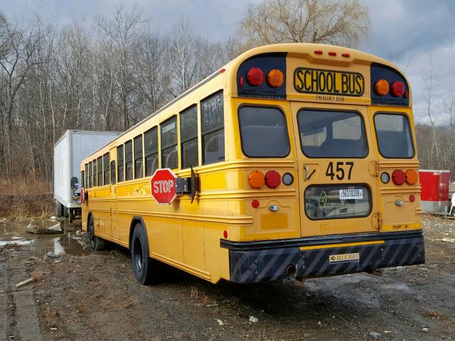 1BABKCKA38F254718 - 2008 BLUE BIRD SCHOOL BUS YELLOW photo 3