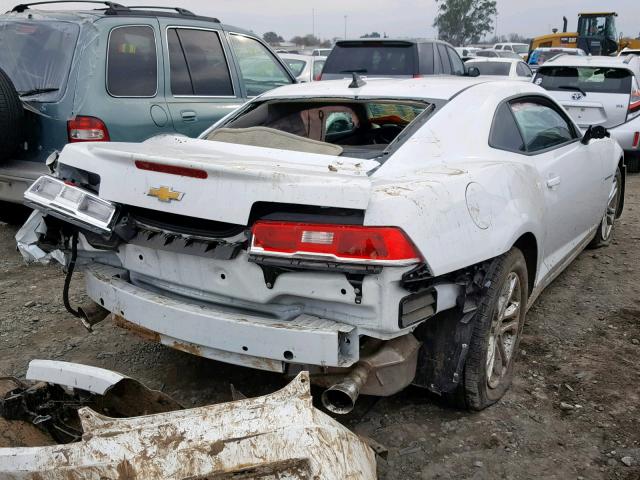 2G1FB1E38F9177710 - 2015 CHEVROLET CAMARO LS WHITE photo 4