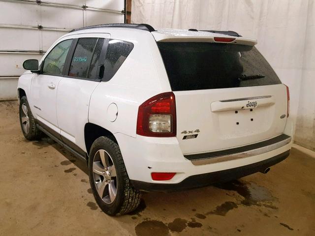 1C4NJDEB5GD707294 - 2016 JEEP COMPASS LA თეთრი ფოტო 3