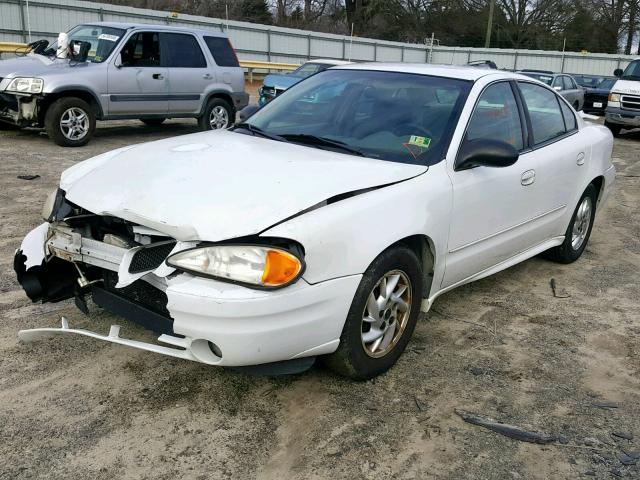 1G2NF52E94C256642 - 2004 PONTIAC GRAND AM S WHITE photo 2