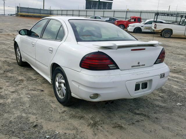 1G2NF52E94C256642 - 2004 PONTIAC GRAND AM S WHITE photo 3