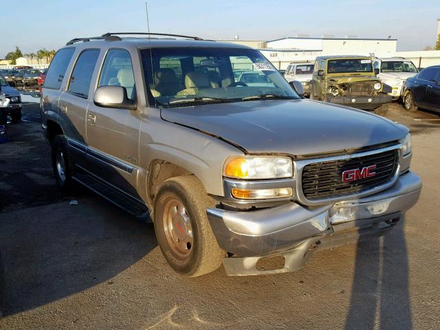 1GKEC13T8YJ200661 - 2000 GMC YUKON GRAY photo 1